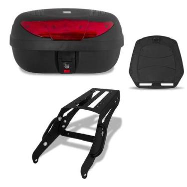 Imagem de Bau De Moto 45 Litros Pro Tork Com Bagageiro CB 500X 2014 Até 2016, VE