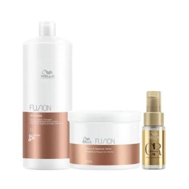 Imagem de Wella Fusion Sh 1000ml + Masc 500ml + Oleo 30ml - Wella profissional