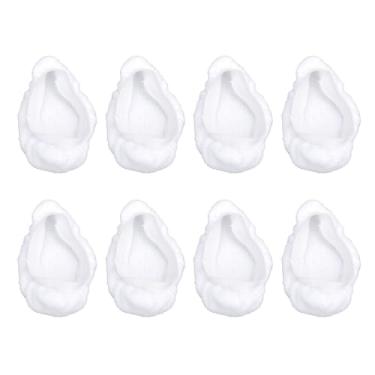 Imagem de 8pcs reutilizáveis ​​MOP STEAM MOP RESPONSAIRO UNIVERSAL Microfiber Cleaning Panings para produtos de limpeza a vapor de mão, almofadas laváveis ​​e duráveis ​​para pisos, ideais