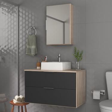 Imagem de CONJUNTO RUBI 80CM Madeirado Preto