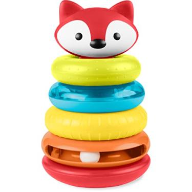 Imagem de Brinquedo Infantil Interativo Argolas de Empilhar Explore & More Raposa Skip Hop