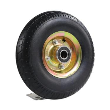 Imagem de Generic Roda de Carrinho de Mão 10" 3.50-4, com Furo Livre, Largura de 2,6 Polegadas, Furo de rolamento 16 mm