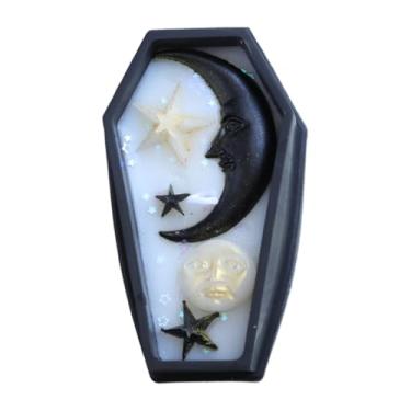 Imagem de Velas Perfumadas para Casa,Decoração Gótica Assustadora Vintage Halloween | Centro De Mesa Cofre Para Festas De Aniversário E Halloween