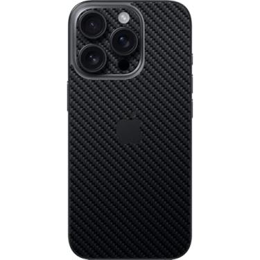 Imagem de Razer Skin: iPhone 16 Pro - Full Wrap - Premium 3M Cast Vinyl - Scratch Resistant - Unique Designs & Finishes - Easy Application - Carbon Fiber