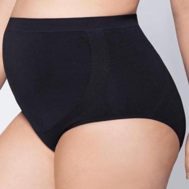 Imagem de Calcinha Loba Básica Gestante Sem Costura 40320-001, Preto, G