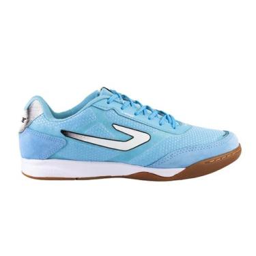 Imagem de Tênis Chuteira Topper Letra Futsal Profissional Performance, 41, Azul,