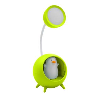 Imagem de Luminaria Mesa Usb Portatil Articulavel Abajur Verde