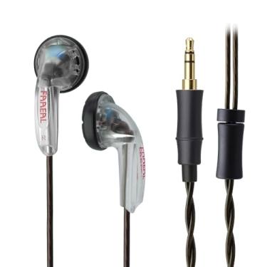 Imagem de FAAEAL Fone de ouvido Rosemary com cabo banhado a prata atualizado, fones de ouvido planos HiFi de alta impedância de 150 ohms, perfil de som dinâmico e envolvente, plugue opcional de 3,5 mm/4,4 mm