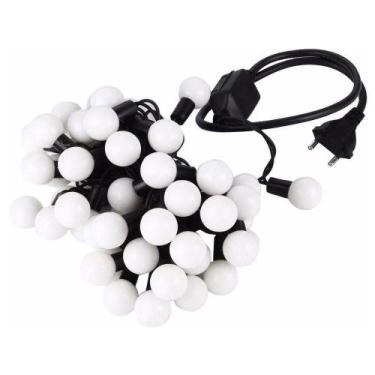 Imagem de Cordão Luminoso Pisca Pisca Colorido Com 50 Leds Globo 220V - Taschibr