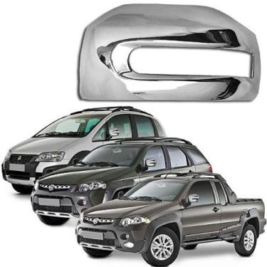Imagem de Aplique Cromado Retrovisor Idea Adventure Locker 08/10 - Strada/Palio 