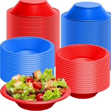 Imagem de Taças de plástico Wehhbtye 80 unidades descartáveis de 4 de julho, 350