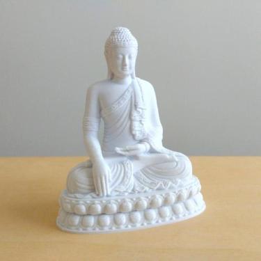 Imagem de Buda 10 Cm Altura - Zen Budismo, Decoração, Enfeite - Toque 3D