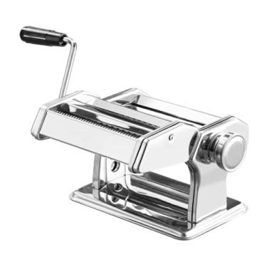 Imagem de HYZHANHONG Máquina de macarrão portátil, máquina de macarrão manual de aço inoxidávelpara uso doméstico para massas, pele de bolinho, espaguete, fettuccini, lasanha