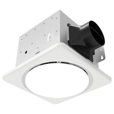 Imagem de NOVELUX Exaustor de banheiro com luz, 120 CFM ajustável, 1.2Sone, 41W ventilador de banheiro com luz