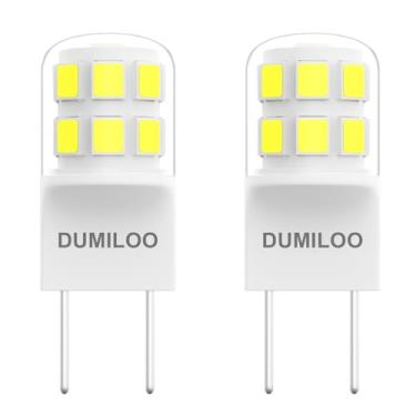 Imagem de Lâmpada LED para micro-ondas G8, equivalente a 20 W, serve para GE Samsung Kenmore Elite Maytag sobre o fogão, micro-ondas, luz noturna/lâmpada de fogão, 120V 3W 300LM substitui WB25X10019, branco