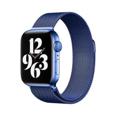 Imagem de Pulseira De Metal Milanese Loop De 44mm 40mm 45mm 41mm Para Apple Watc