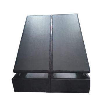 Imagem de Baú Casal Bipartido - RN Cama Box, Preto