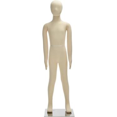 Imagem de Manequim Infantil De 1 A 14 Anos, Manequim De Corpo Inteiro Para Exibição De Roupas, Costura, Vitrine De Loja, Formas De Vestido De Crianças Sem Rosto, Boneco De Bebê Pequ, 10 Years Old