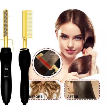 Imagem de Pente Quente Elétrico Alisador Modelador De Cabelo - Utimix