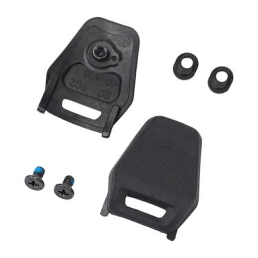 Imagem de IEUDNS 2 peças de protetores de calcanhar para sapatos de ciclismo, parafusos e juntas de reposição antiderrapantes para manutenção para RC900, eventos de, Style E