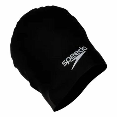 Imagem de Touca Natacao AFRO power lisa silicone pto - Speedo