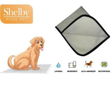 Imagem de 10 Tapete Higiênico Lavável Cachorro Grande, Tam 90 X 100 Cm - Shelby 