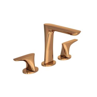 Imagem de Misturador de Mesa Bica Alta para Lavatório Dn15 Lk Red Gold 1877.GL17.RD Deca