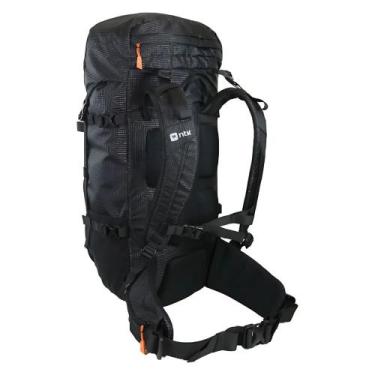 Imagem de Mochila Nautika Tahoe 38L Preta Espaçosa e Resistente para Trilhas e V