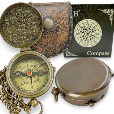 Imagem de MAH for I Know The Plans I Have for You Bússola gravada, Jeremiah 29 11, Presentes de batismo, Melhor Páscoa, Aniversário, Dia das Mães, Dia dos Pais, Presente de formatura, Presentes de casamento. C-3272