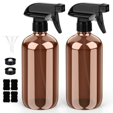Imagem de Frasco de spray de vidro Bontip Amber 240 ml (2 pacotes/240 ml)