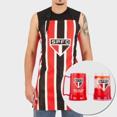 Imagem de Kit Avental e 2 Canecas em Gel São Paulo - Kits, Único