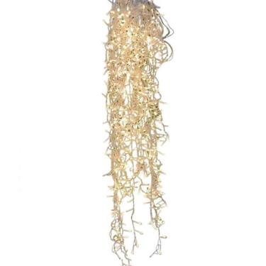 Imagem de Pisca Cascata 10 METROS 885 LEDs Branco Quente com 180 Estrobos Branco