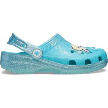 Imagem de Sandália Crocs Classic Clog Frozen Elsa K Multi, 34, Multi