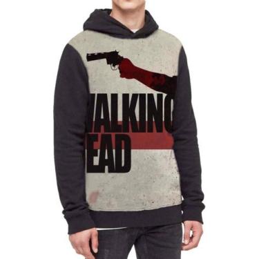 Imagem de Moletom Com Capuz The Walking Dead Ref:264 - smoke, Preto, P