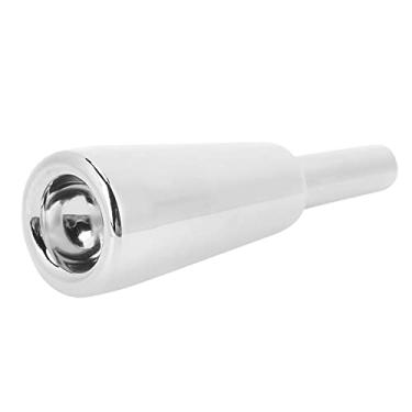 Imagem de Domary Bocal de Trompete, Cone de Metal Resistente, Peças de Instrumento de, Acessórios de Desempenho para Músicos (Prata)