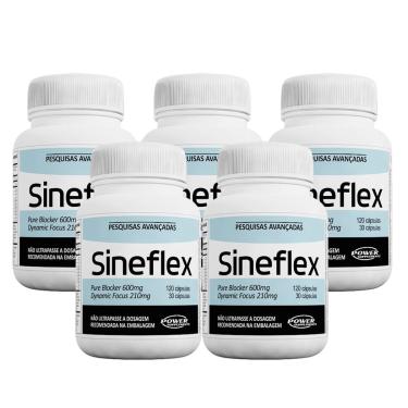 Imagem de Kit 5 Sineflex 150 Cáps - Power Supplements-Unissex