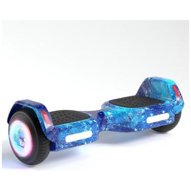 Imagem de Hoverboard SIMATE Azul Galáxia 6,5&quot; com Bluetooth, Luzes LED e Certificação UL2272 – Até 13,7 km/h, Autonomia de 12,8 km