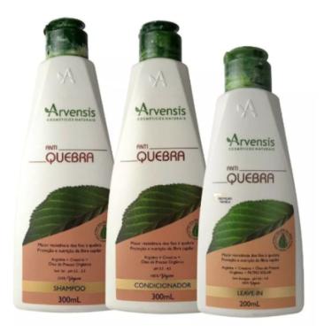 Imagem de Kit Arvensis Antiquebra Shampoo + Condicionador + Leave-in