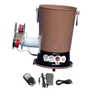 Imagem de oshhni Robô de Tênis de Mesa, Máquina Robótica de Ping Pong para Jogar Sozinho, com Controle Remoto, Dispositivo Elétrico de Treinamento, Marrom