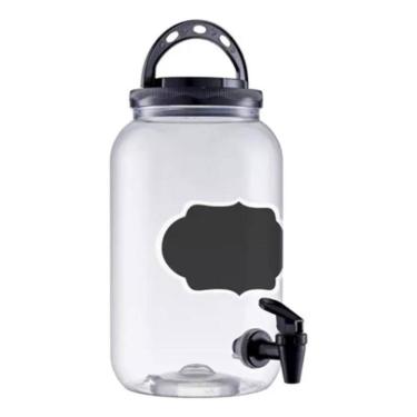 Imagem de 2X Garrafa Suqueira Com Torneira 3 Litros Tampa Camping Prai