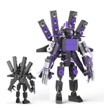 Imagem de Conjunto de blocos de construção Skibidi Toilet Man Toy com 459 unidad