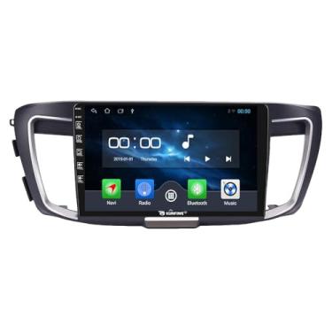 Imagem de Leitor multimídia estéreo Android 10 Autoradio para navegação veicular, rádio GPS, tela sensível ao toque 2.5D para Honda Accord 2013-2019