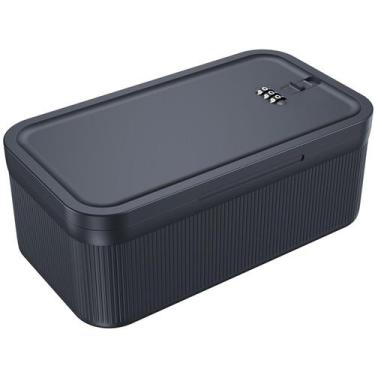 Imagem de Caixa de armazenamento YSky Lockable Combination 23x13x9 cm Navy