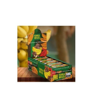 Imagem de Bananinha Com Cobertura Chocolate Terrra Brasil- Cx 24un/30g