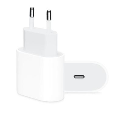 Imagem de Carregador Tomada Plug Usb C 20w Turbo Para Iphone Smartphone