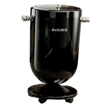 Imagem de predolo Lixeira com Rodas, Lixeira com Tampa, Prática, Cesto de Lixo, Lata de Lixo, Cesto para Lixo para Banheiro, Cozinha e Lavabo, Preto