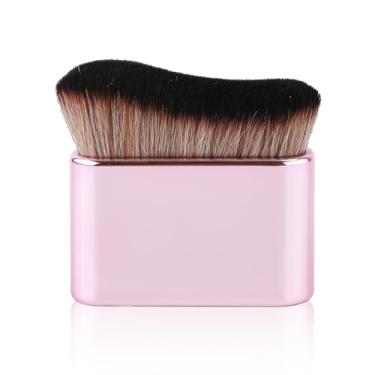 Imagem de Pincel autobronzeador, aplicador autobronzeador, base para maquiagem corporal, pincel autobronzeador para spray facial (rosa rosa)