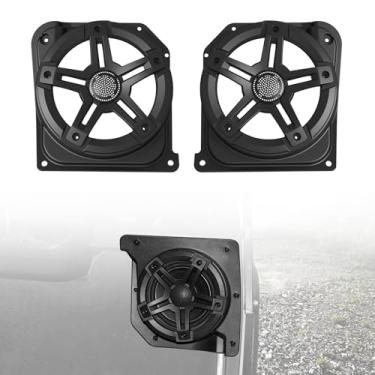 Imagem de XUTVOTOR Suporte para caixa de som Under Dash para acessórios E-Z-Go RXV Valor 2025, suporte para alto-falante frontal sob o painel, compartimentos para caixas de alto-falante para carrinho de golfe