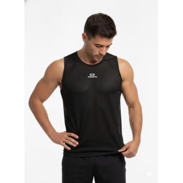 Imagem de Camisa Regata Masculina Marcio May Sports Segunda Pele Air Preto