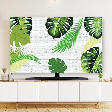 Imagem de Capa de TV Capa contra poeira interna 32-80 polegadas Protetores de tela de televisão/computador Protetores de tela à prova de poeira Capas para pendurar em casa monitor curvo de mesa